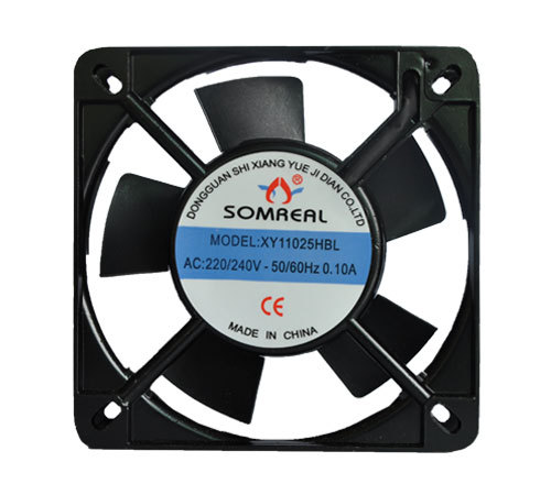 XY11025HBL進(jìn)口雙滾珠軸承220V380V交流散熱風(fēng)扇